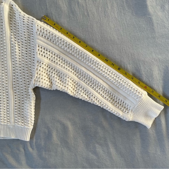 Pink Rose Womens Cream Sweater Size Small - Picture 6 of 12